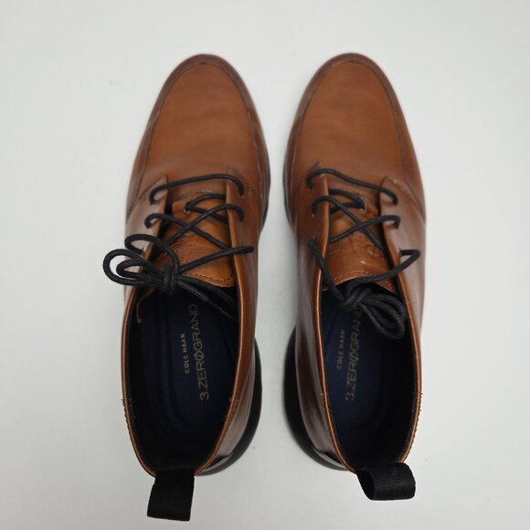 Cole Haan Mens 3 Zerogrand Chukka Boots 8.5M Leather British Tan C28394 - Picture 7 of 10